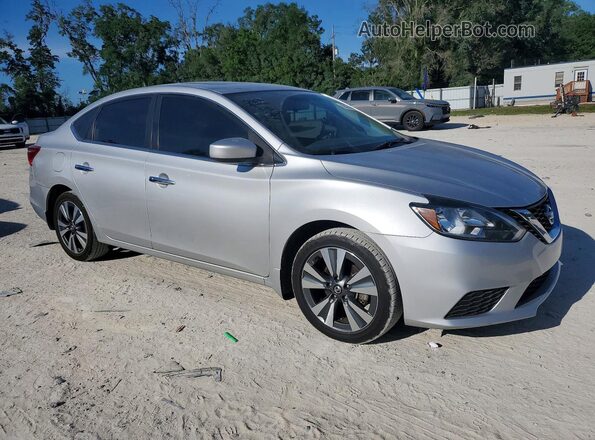3N1AB7AP3KY292032 2019 NISSAN SENTRA Silver Front right