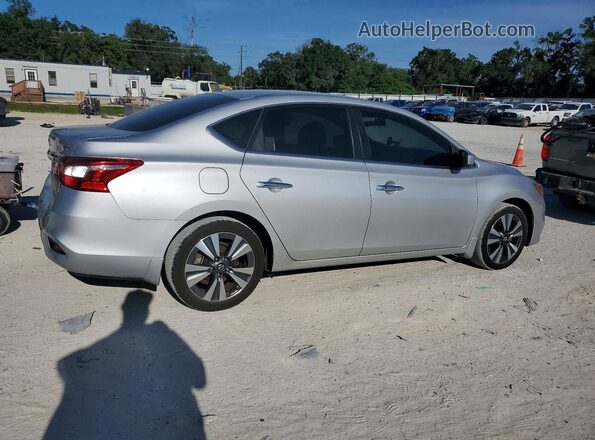 3N1AB7AP3KY292032 2019 NISSAN SENTRA Silver Rear right