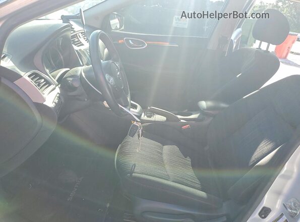 3N1AB7AP3KY292032 2019 NISSAN SENTRA Silver Front interior view