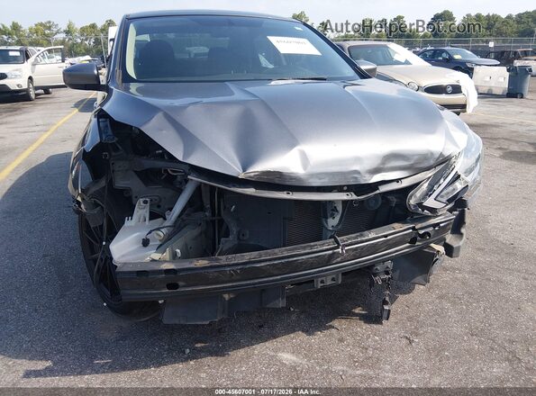 3N1AB7AP3KY295545 2019 NISSAN SENTRA Gray Front view