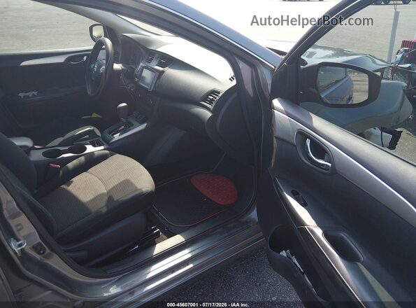 3N1AB7AP3KY295545 2019 NISSAN SENTRA Gray Front interior view