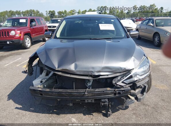3N1AB7AP3KY295545 2019 NISSAN SENTRA Gray Rear interior view