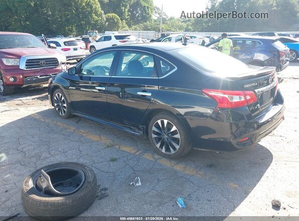3N1AB7AP3KY296260 2019 NISSAN SENTRA Black Tył lewy