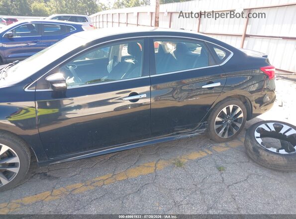 3N1AB7AP3KY296260 2019 NISSAN SENTRA Black Widok z przodu