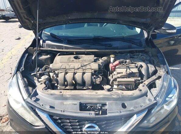 3N1AB7AP3KY296260 2019 NISSAN SENTRA Black Widok z tyłu