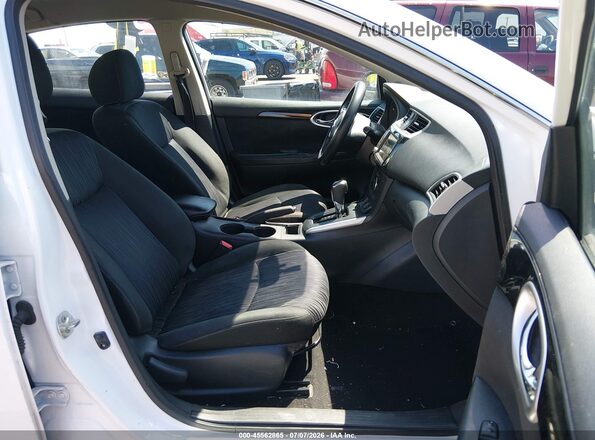 3N1AB7AP3KY299191 2019 NISSAN SENTRA White Vista interior delantera