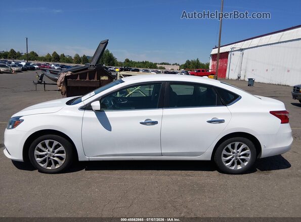 3N1AB7AP3KY299191 2019 NISSAN SENTRA White Vista interior trasera