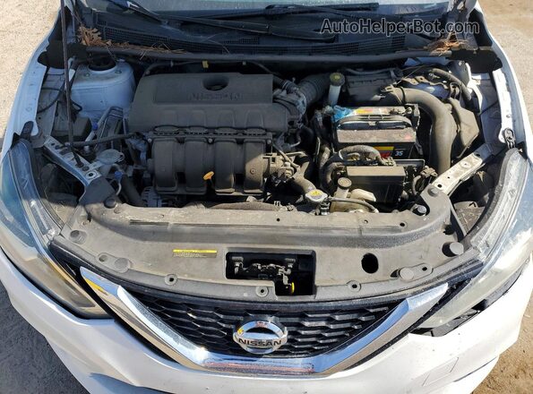 3N1AB7AP3KY310979 2019 NISSAN SENTRA White Սալոնի հետևի տեսք