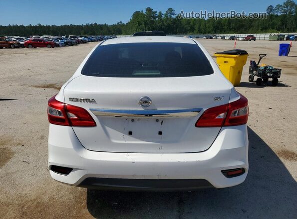 3N1AB7AP3KY310979 2019 NISSAN SENTRA White Հետևի տեսք