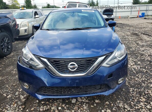 3N1AB7AP3KY329239 2019 NISSAN SENTRA Blue Դիմացի տեսք