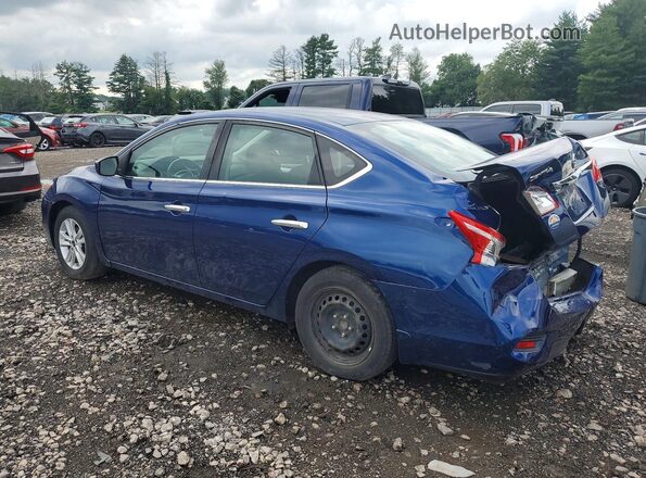 3N1AB7AP3KY329239 2019 NISSAN SENTRA Blue Հետևի ձախ