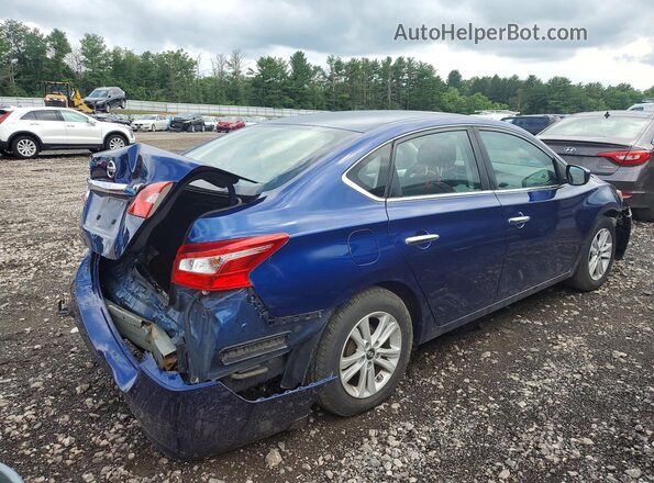 3N1AB7AP3KY329239 2019 NISSAN SENTRA Blue Հետևի աջ