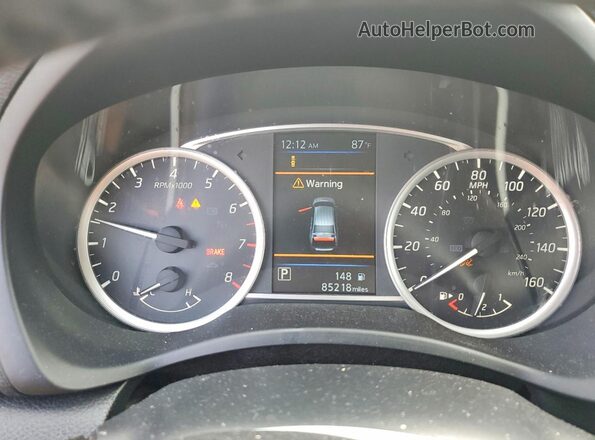 3N1AB7AP3KY329239 2019 NISSAN SENTRA Blue Սարքավորումների վահանակի տեսք