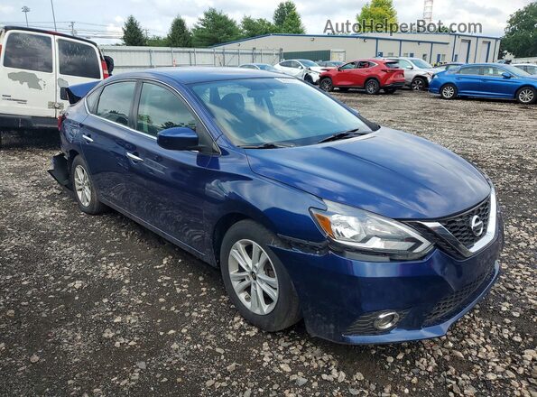 3N1AB7AP3KY329239 2019 NISSAN SENTRA Blue Առջևի աջ