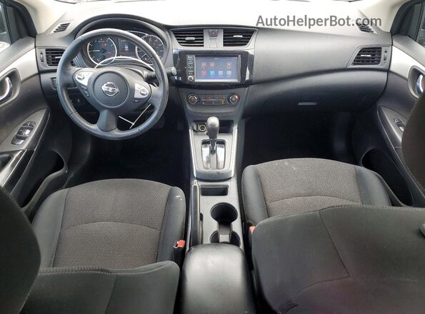 3N1AB7AP3KY329239 2019 NISSAN SENTRA Blue Առջևի վահանակի տեսք