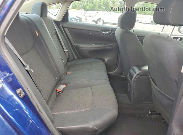 3N1AB7AP3KY329239 2019 NISSAN SENTRA Blue Հետևի նստատեղերի տեսք
