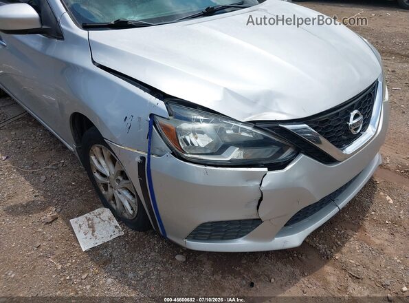 3N1AB7AP3KY334960 2019 NISSAN SENTRA Silver წინა ხედი