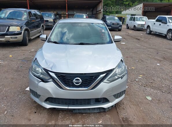 3N1AB7AP3KY334960 2019 NISSAN SENTRA Silver ხელსაწყოთა პანელის ხედი
