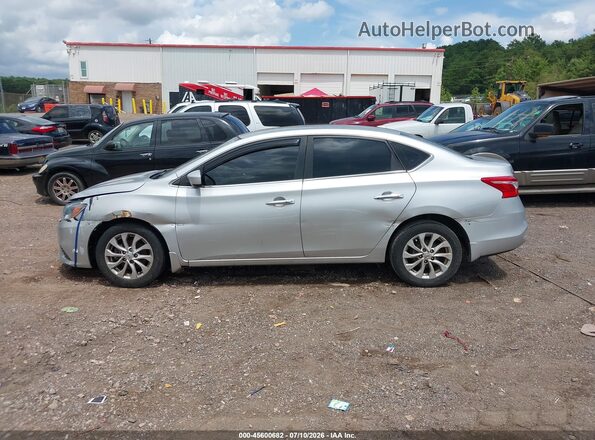 3N1AB7AP3KY334960 2019 NISSAN SENTRA Silver სალონის 360-გრადუსიანი ხედი