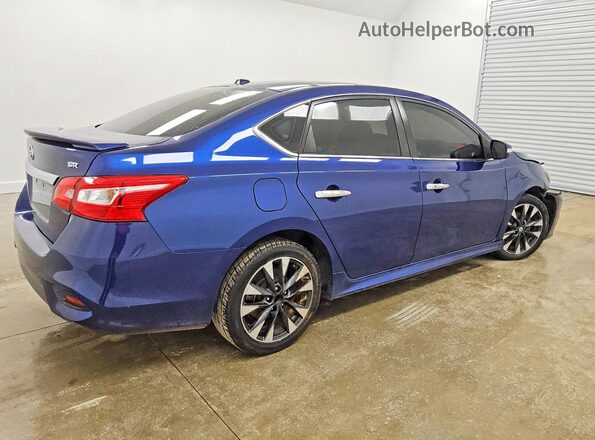 3N1AB7AP3KY336613 2019 NISSAN SENTRA Blue Tył prawy