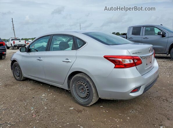 3N1AB7AP3KY351743 2019 NISSAN SENTRA Silver Trasero izquierdo