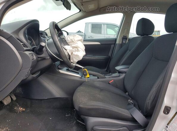 3N1AB7AP3KY351743 2019 NISSAN SENTRA Silver Vista interior delantera