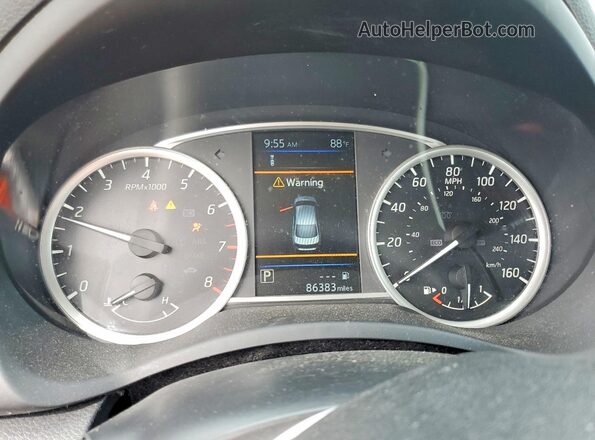 3N1AB7AP3KY351743 2019 NISSAN SENTRA Silver Vista del cuadro de instrumentos