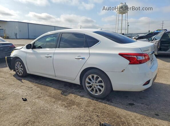 3N1AB7AP3KY353542 2019 NISSAN SENTRA White Rear left