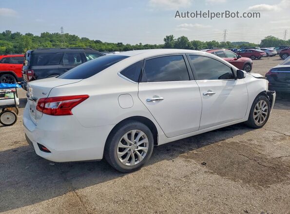 3N1AB7AP3KY353542 2019 NISSAN SENTRA White Rear right