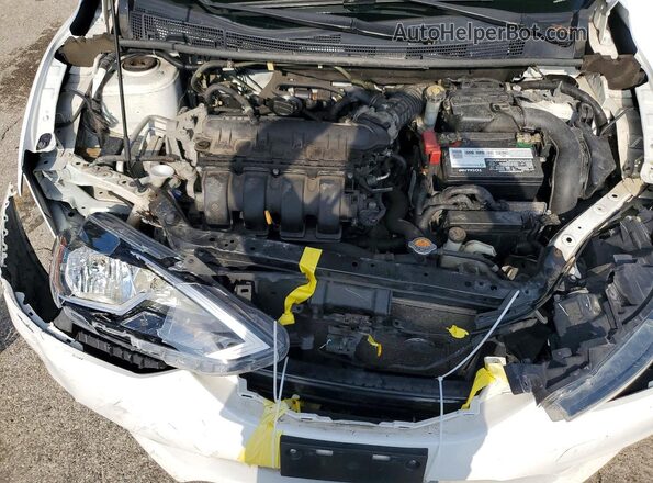 3N1AB7AP3KY353542 2019 NISSAN SENTRA White Rear interior view