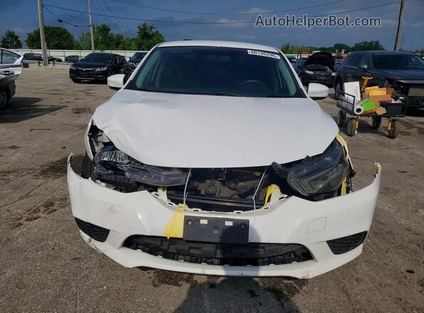 3N1AB7AP3KY353542 2019 NISSAN SENTRA White Front view
