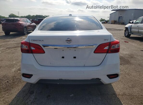 3N1AB7AP3KY353542 2019 NISSAN SENTRA White Rear view
