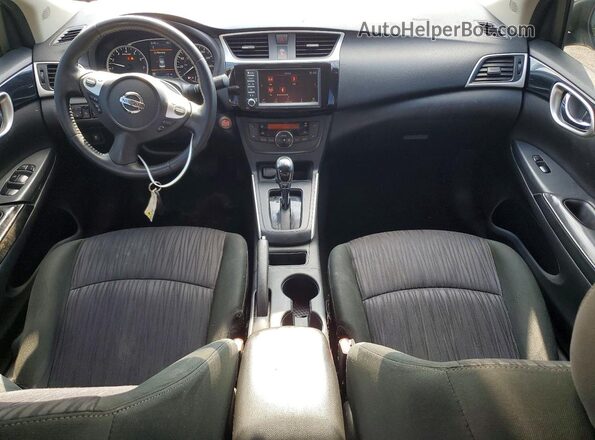 3N1AB7AP3KY353542 2019 NISSAN SENTRA White Dashboard view