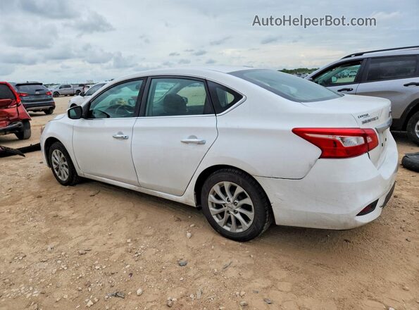 3N1AB7AP3KY361298 2019 NISSAN SENTRA Белый Задняя левая четверть