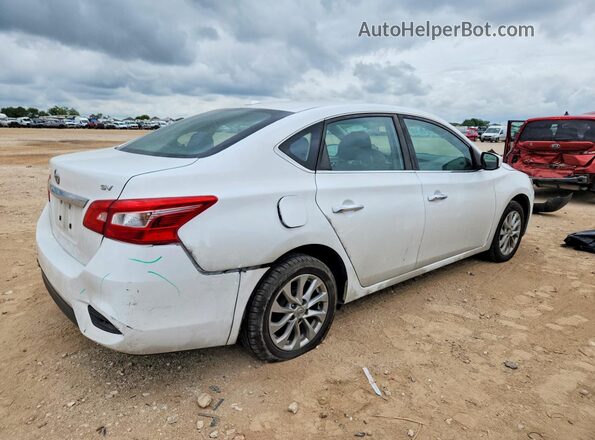3N1AB7AP3KY361298 2019 NISSAN SENTRA Белый Задняя правая четверть