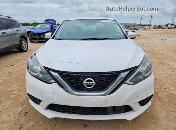 3N1AB7AP3KY361298 2019 NISSAN SENTRA Белый Вид спереди