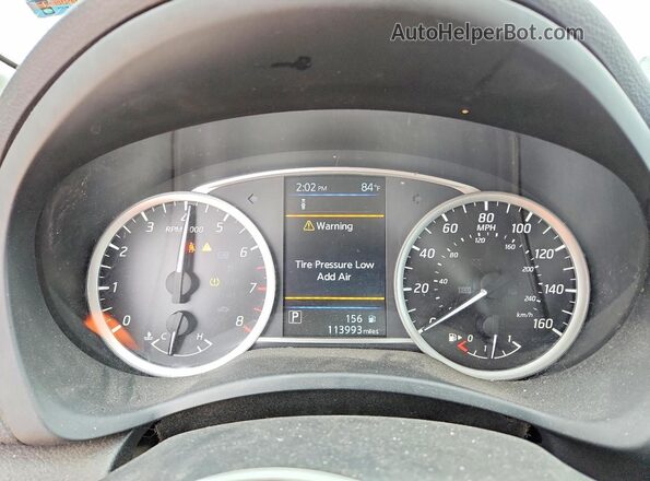 3N1AB7AP3KY361298 2019 NISSAN SENTRA Белый Вид щитка приборов