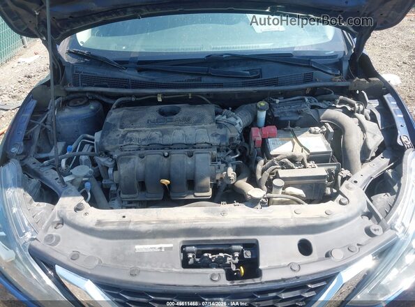 3N1AB7AP3KY368011 2019 NISSAN SENTRA Blue Widok z tyłu