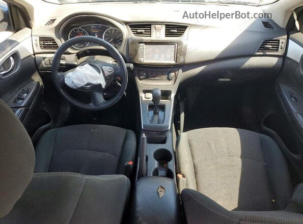 3N1AB7AP3KY371359 2019 NISSAN SENTRA Blue Առջևի վահանակի տեսք
