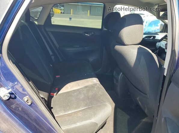 3N1AB7AP3KY371359 2019 NISSAN SENTRA Blue Հետևի նստատեղերի տեսք