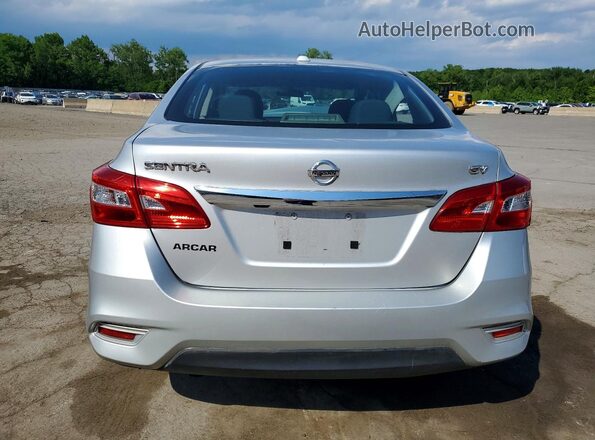 3N1AB7AP3KY378506 2019 NISSAN SENTRA Серебряный Вид сзади