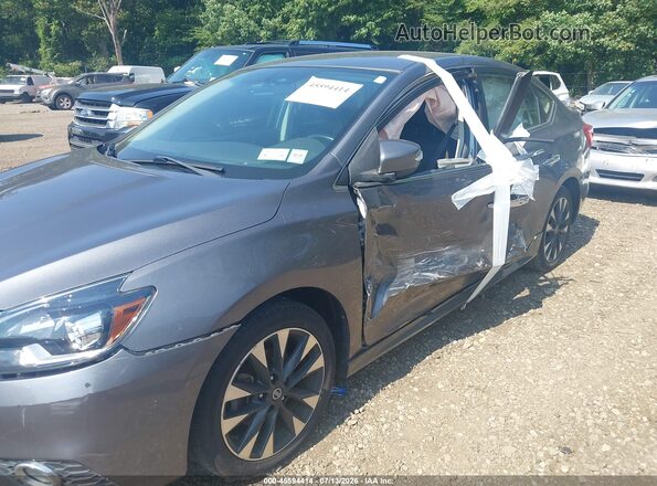 3N1AB7AP3KY382541 2019 NISSAN SENTRA Gray Вид спереду
