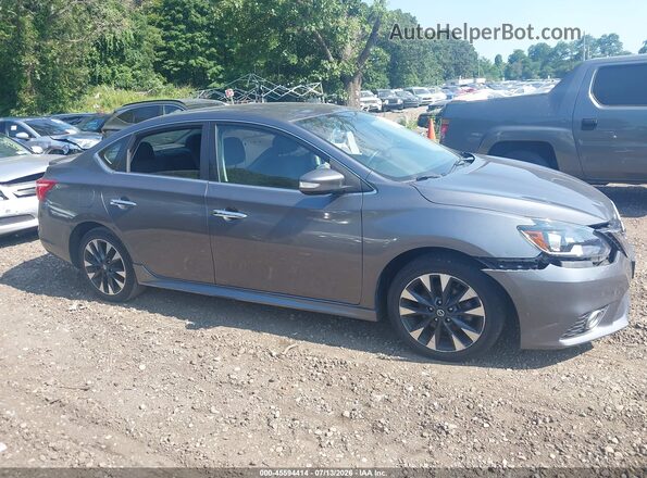 3N1AB7AP3KY382541 2019 NISSAN SENTRA Gray Панорамний вид салону 360°