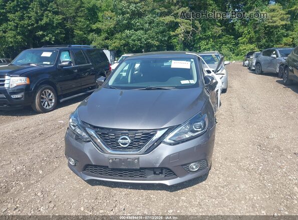3N1AB7AP3KY382541 2019 NISSAN SENTRA Gray Вид задньої частини салону