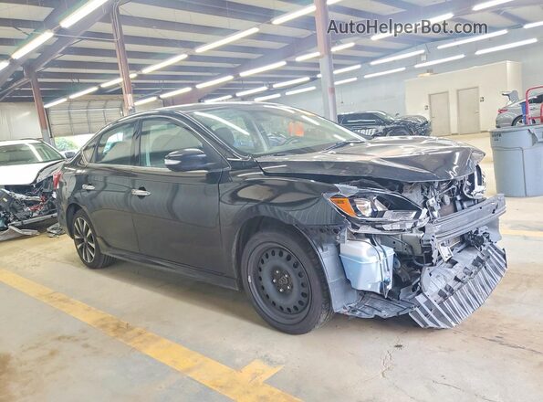 3N1AB7AP3KY396116 2019 NISSAN SENTRA Black Delantero derecho