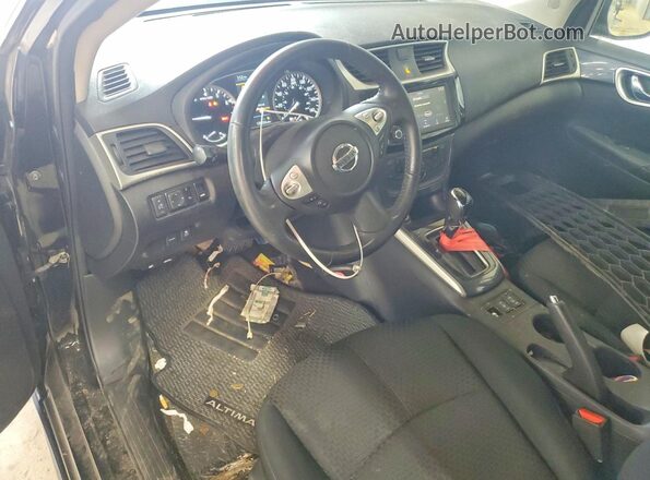 3N1AB7AP3KY396116 2019 NISSAN SENTRA Black Vista del salpicadero
