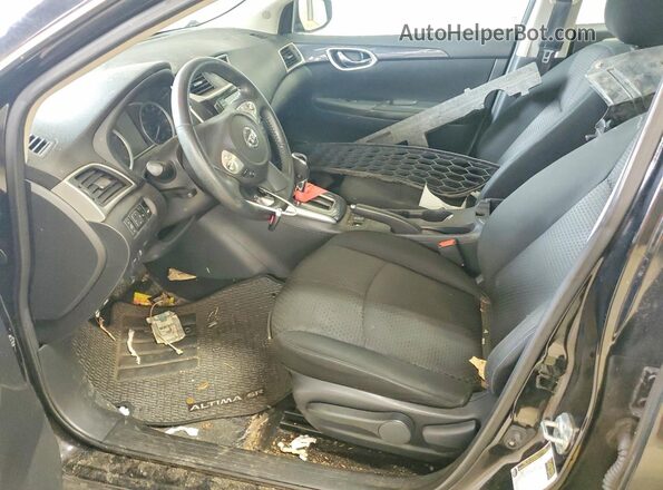3N1AB7AP3KY396116 2019 NISSAN SENTRA Black Vista interior delantera
