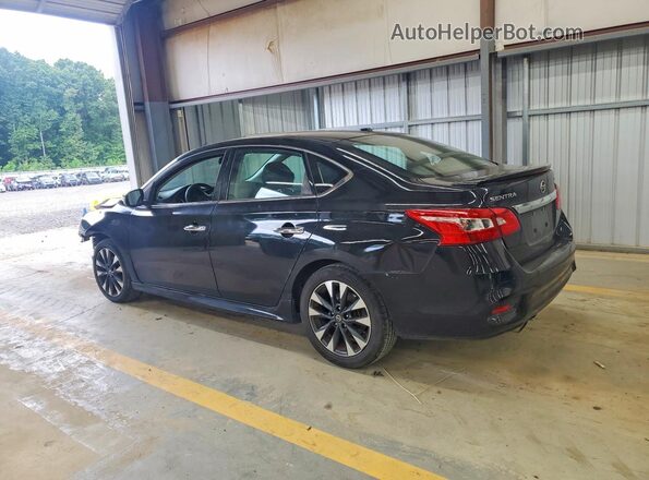 3N1AB7AP3KY396116 2019 NISSAN SENTRA Black Trasero izquierdo