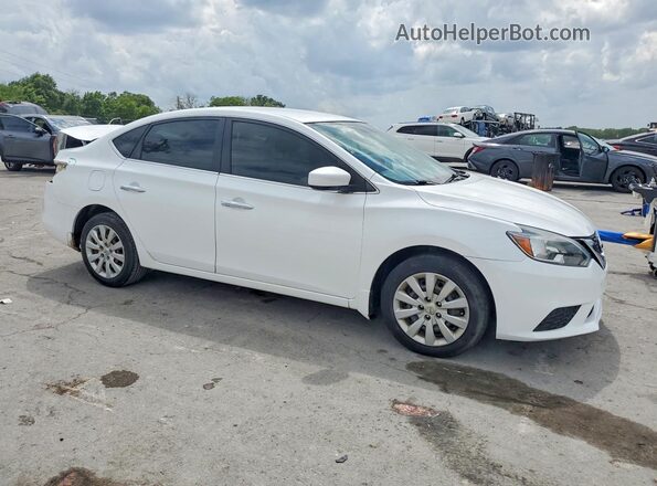 3N1AB7AP3KY399596 2019 NISSAN SENTRA White Front right