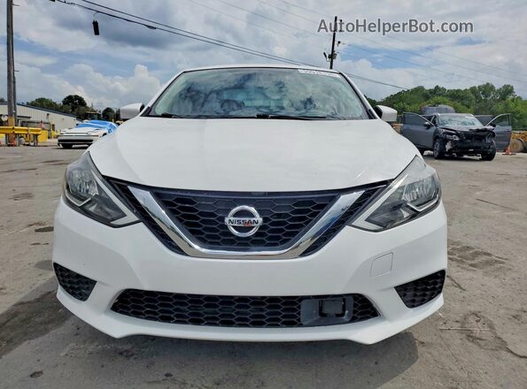 3N1AB7AP3KY399596 2019 NISSAN SENTRA White Front view